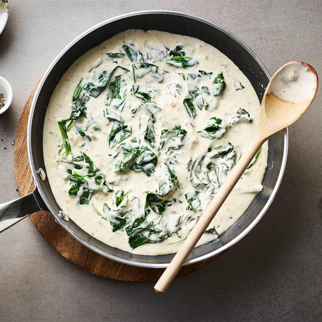 Gorgonzola-Spinat-Sauce