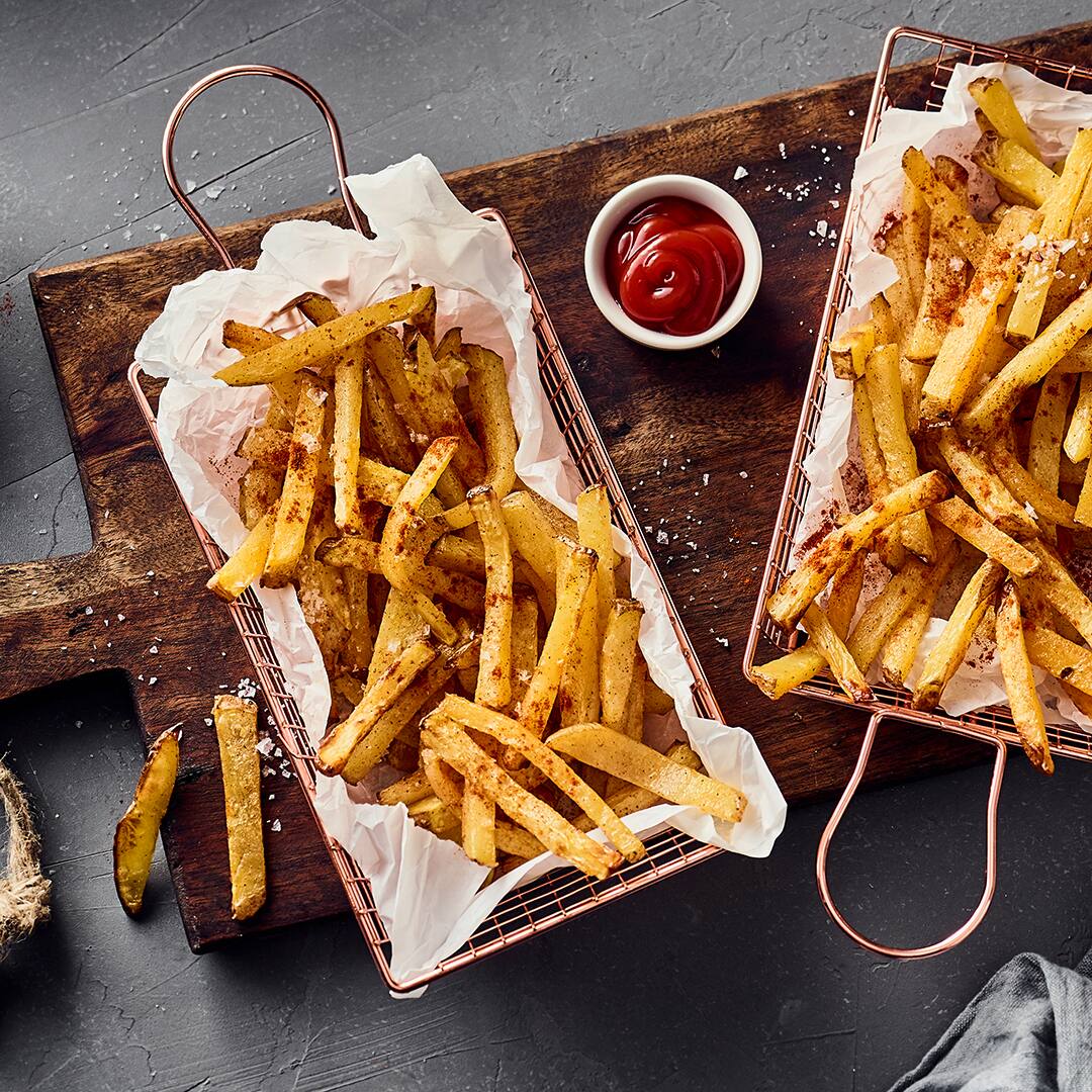 Pommes-Frites aus der Heissluftfritteuse