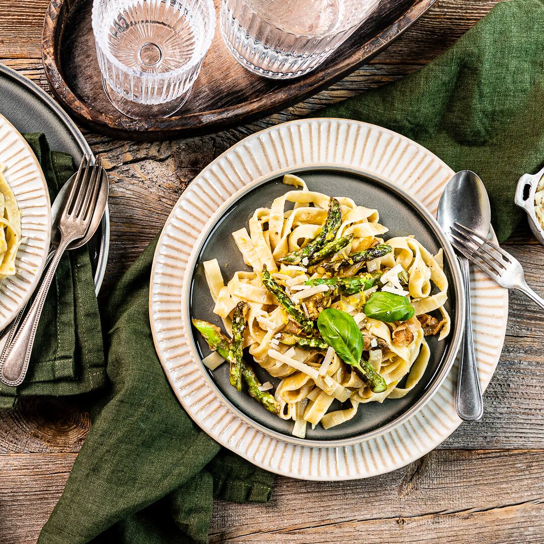Spargel-Pasta