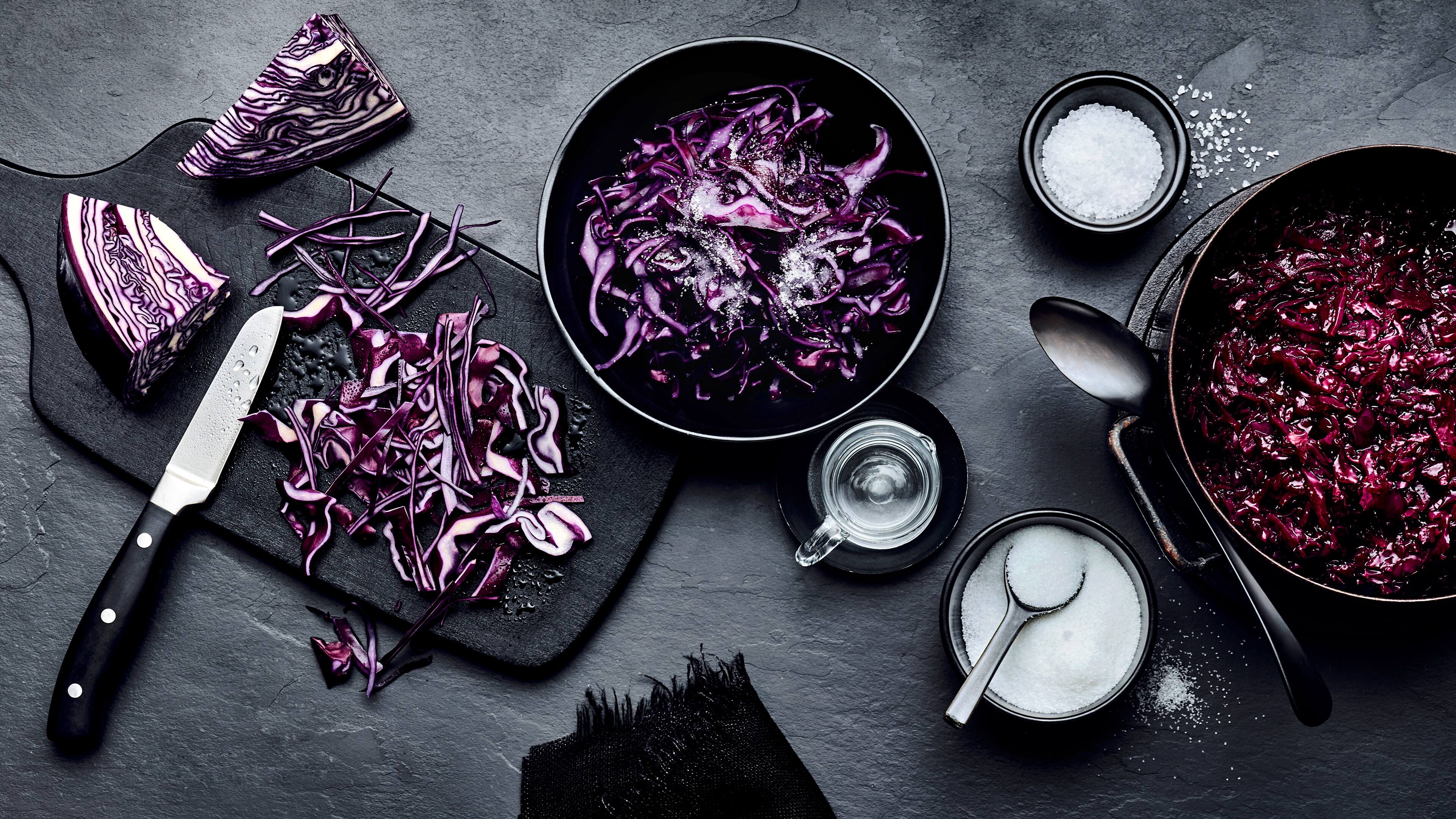 Rotkohl kochen