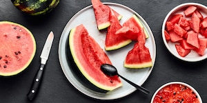 Wassermelone entkernen