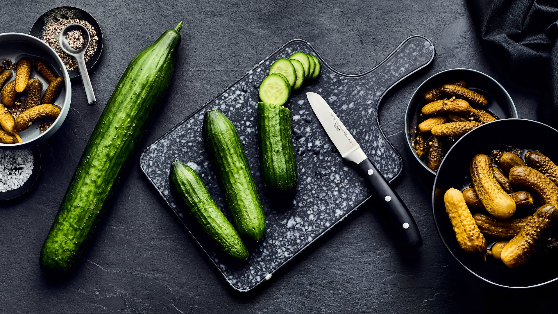 Gurkensorten verarbeiten