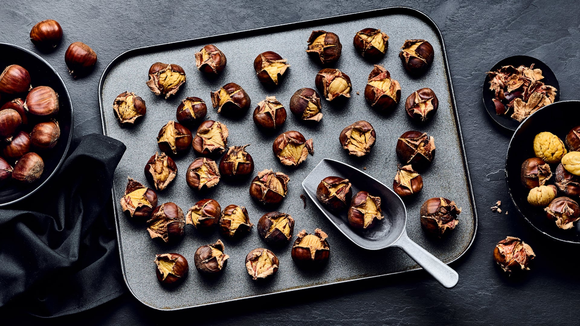 Zubereitung von Maronen