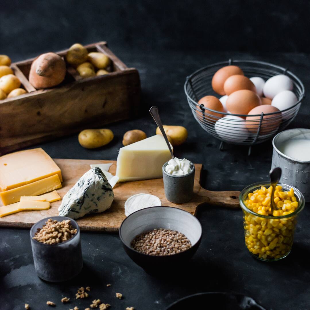 Eiweiß durch Milchprodukte