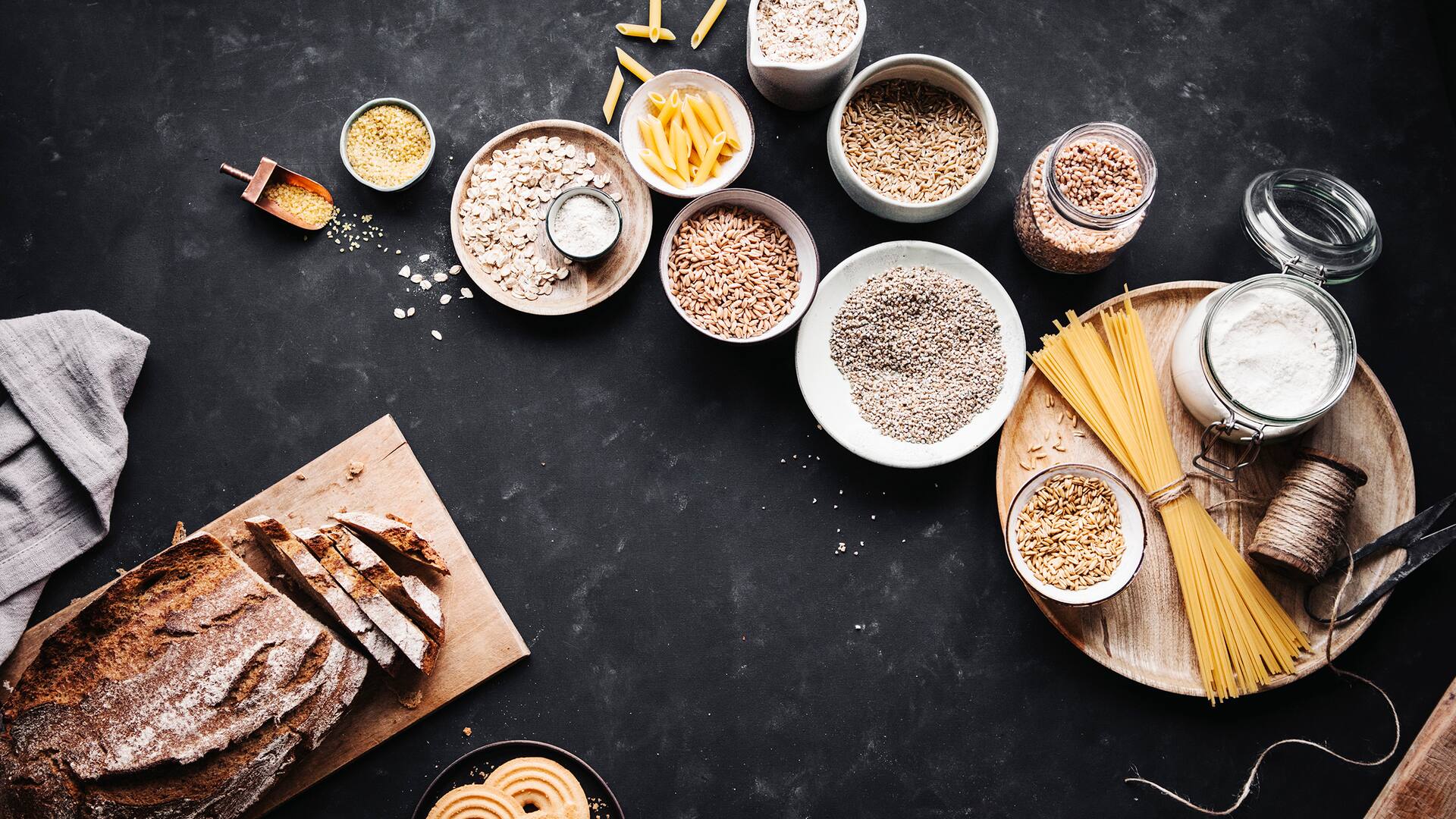 Lebensmittel mit Gluten