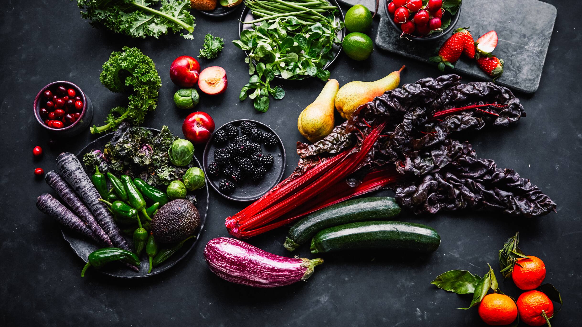 Obst und Gemüse für Vitamine