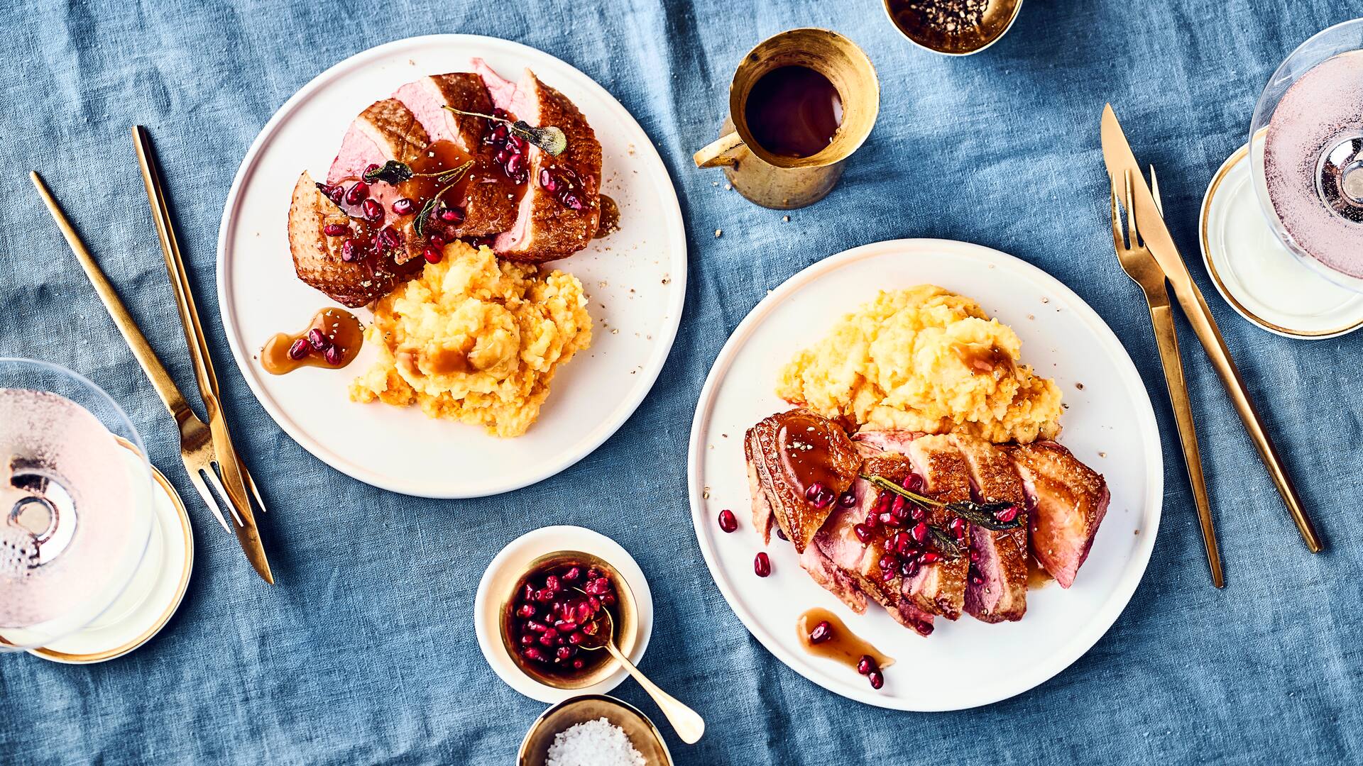 Entenbrust mit Soße