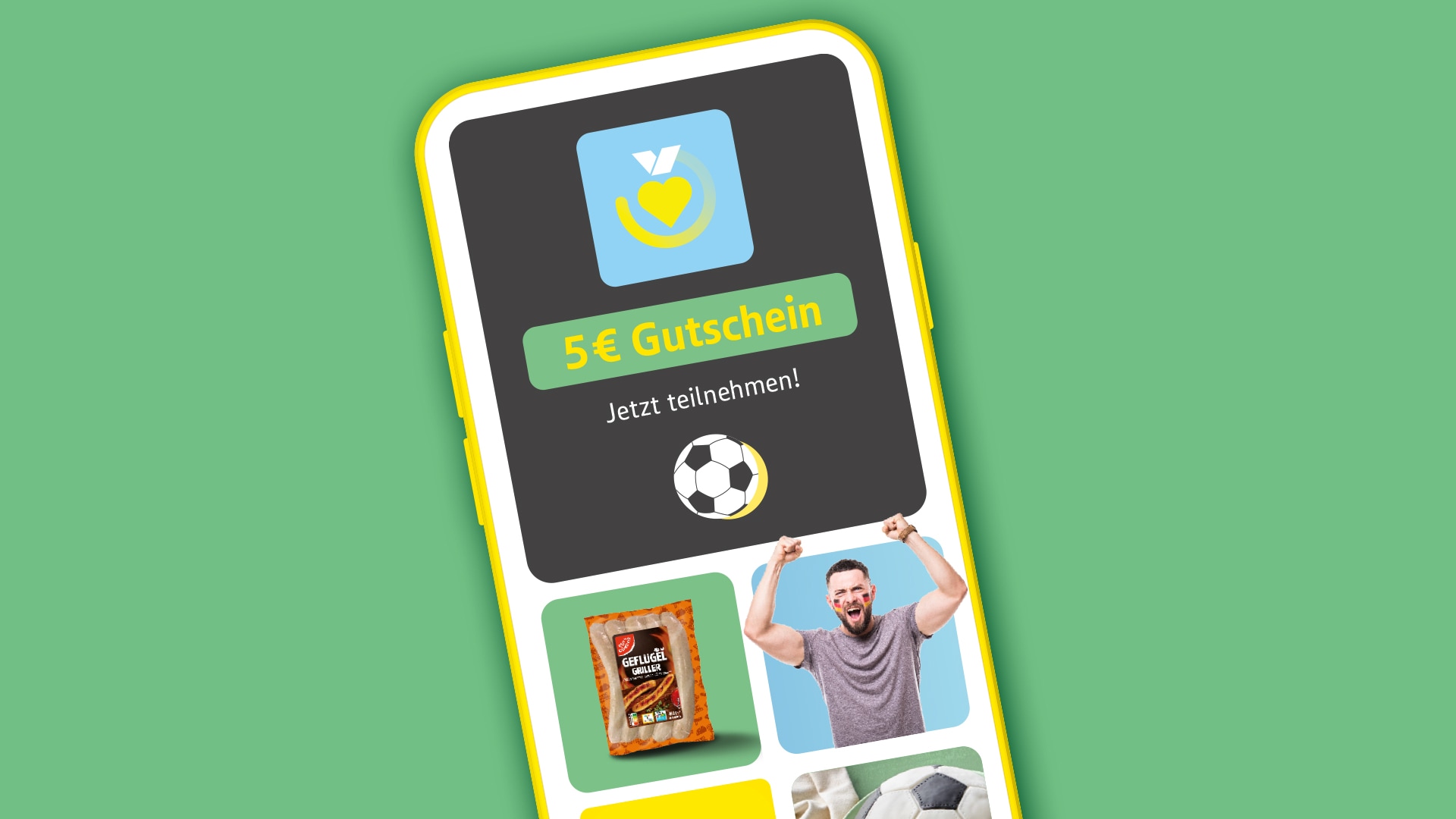 Nur in der App: 5€ Gutschein geschenkt, bei einem Einkauf von 180€ im Juni.