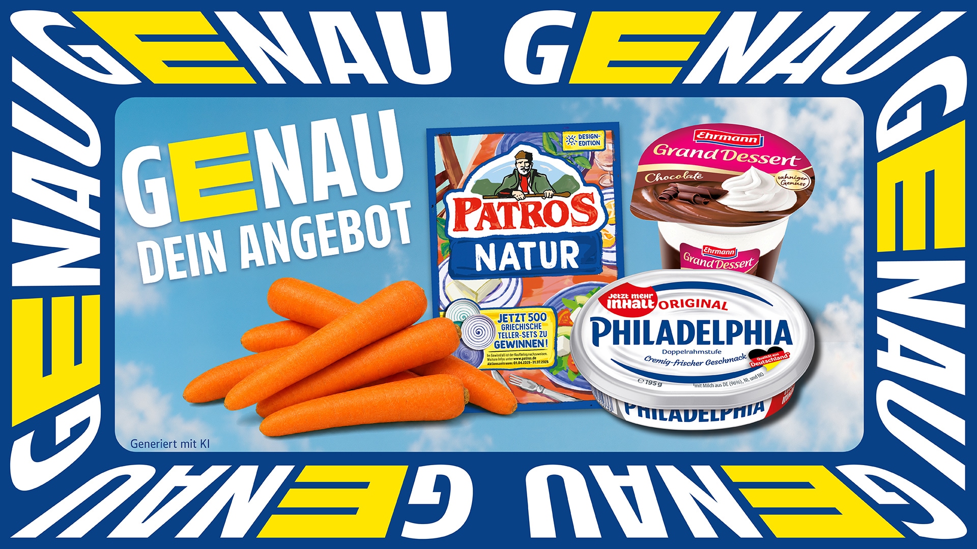 Entdecke genau deine Angebote. Genau deine Vielfalt. Genau deine Frische - zu genau deinem Preis.