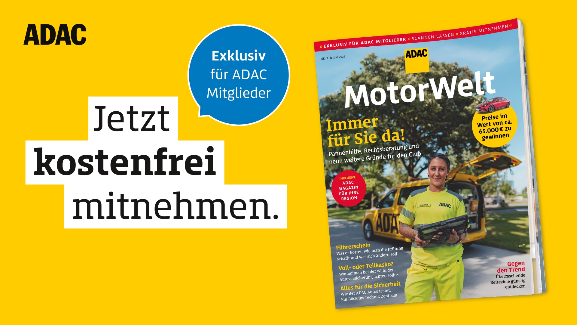 Die neue ADAC Motorwelt ist da.