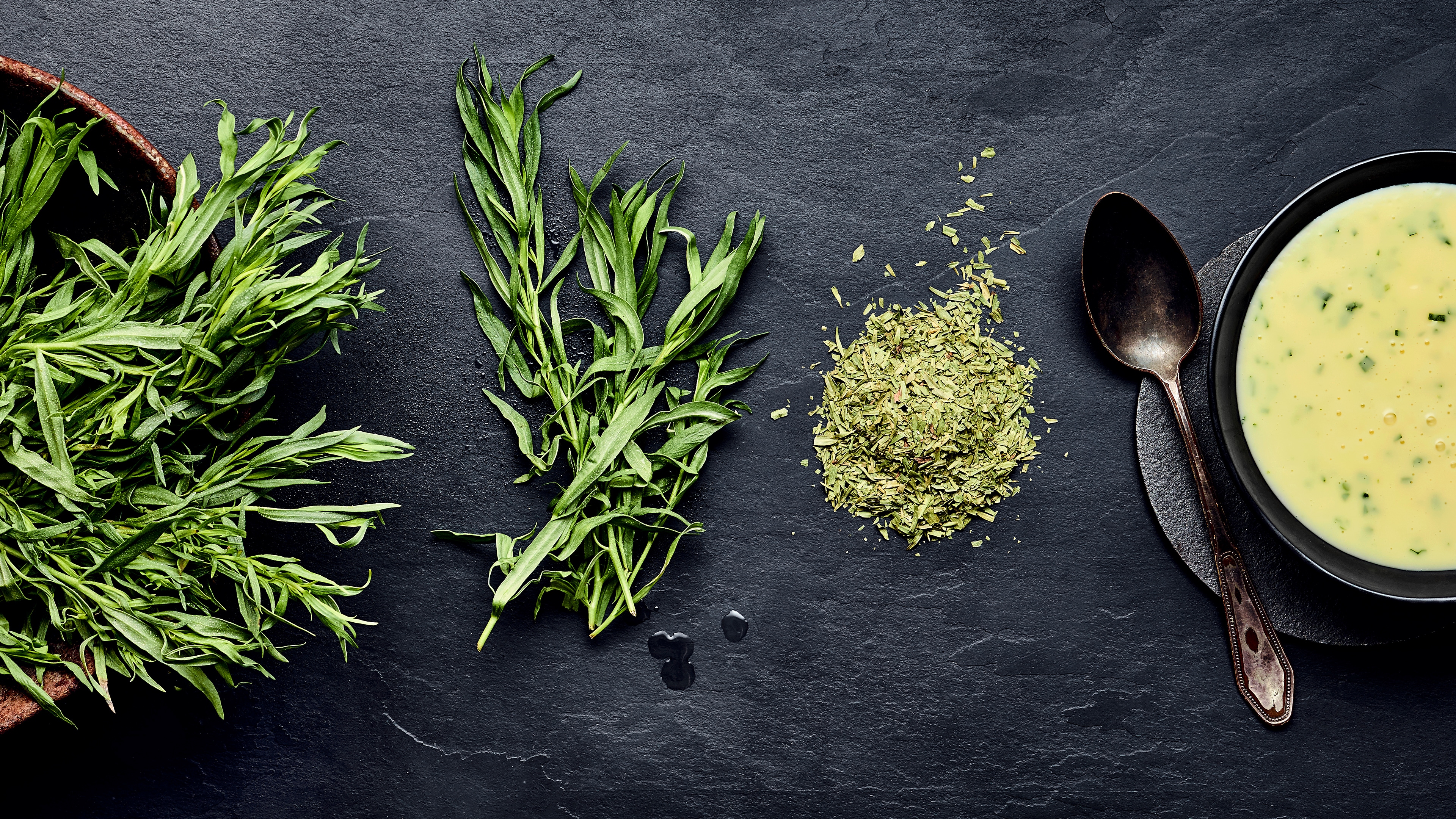 mit Estragon würzen