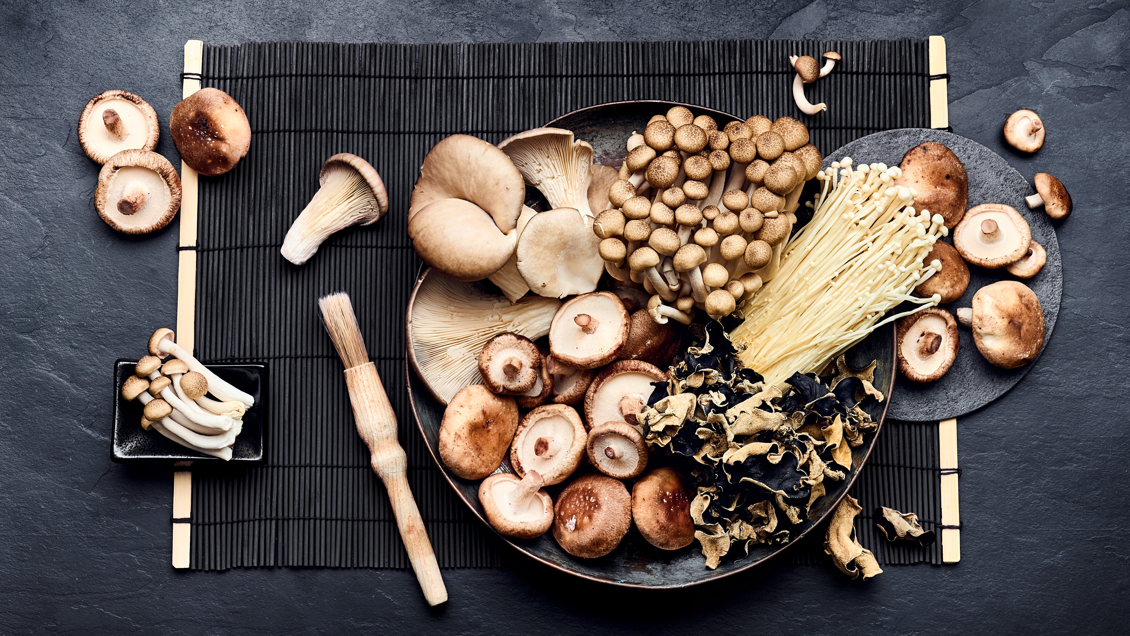 Pilzsorten der asiatischen Küche