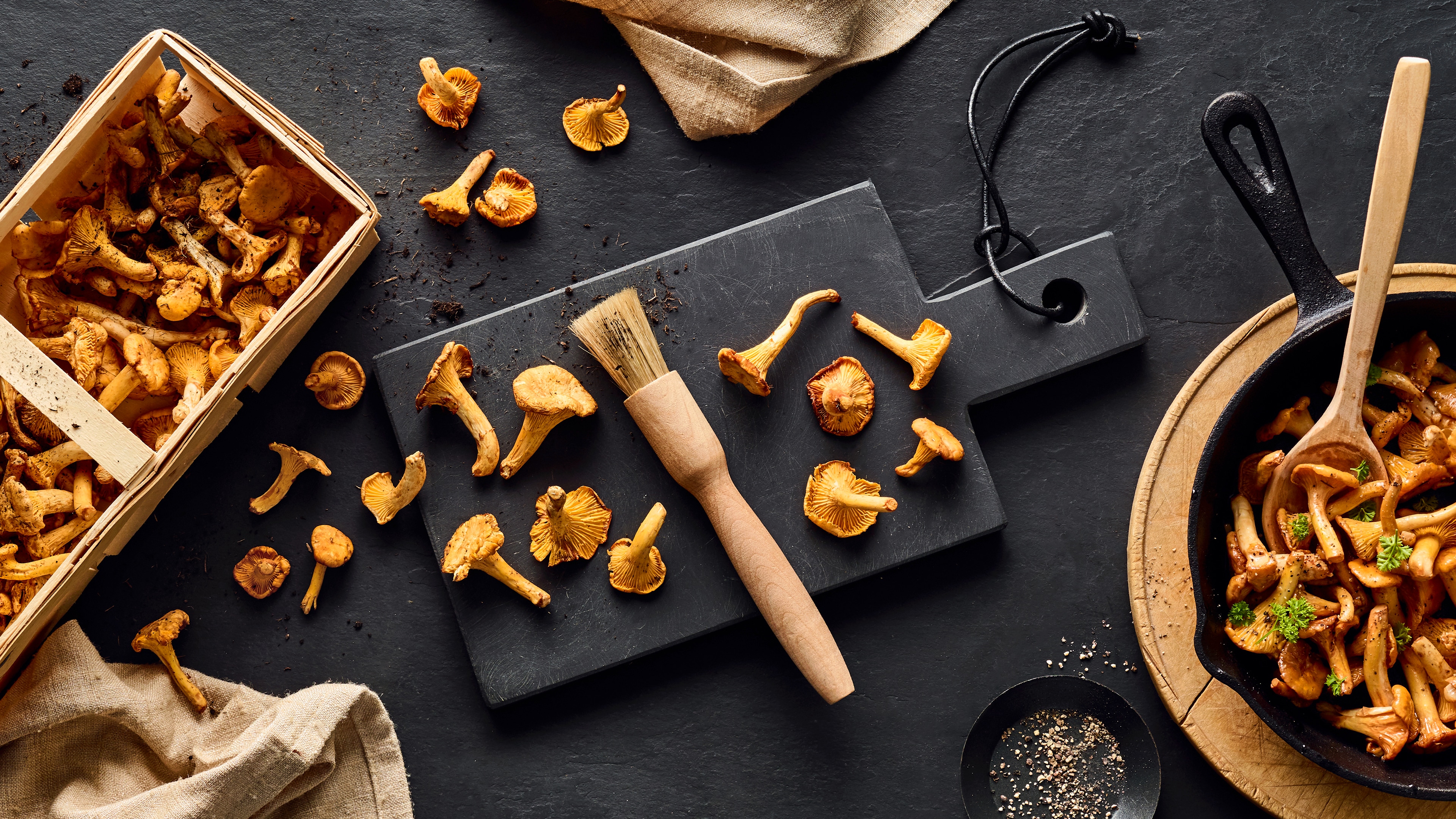 Zubereitung Pfifferlinge