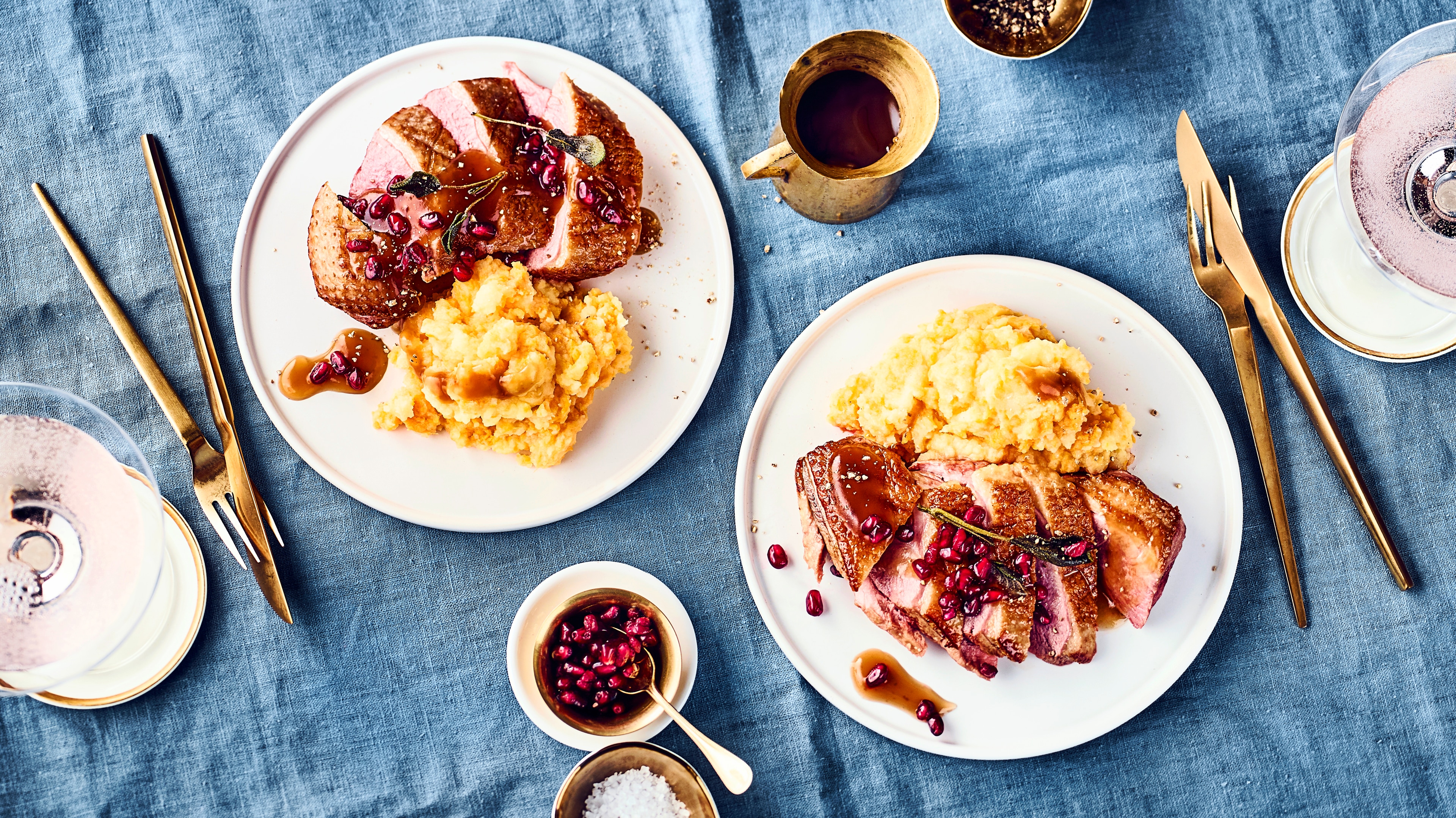 Entenbrust mit Soße