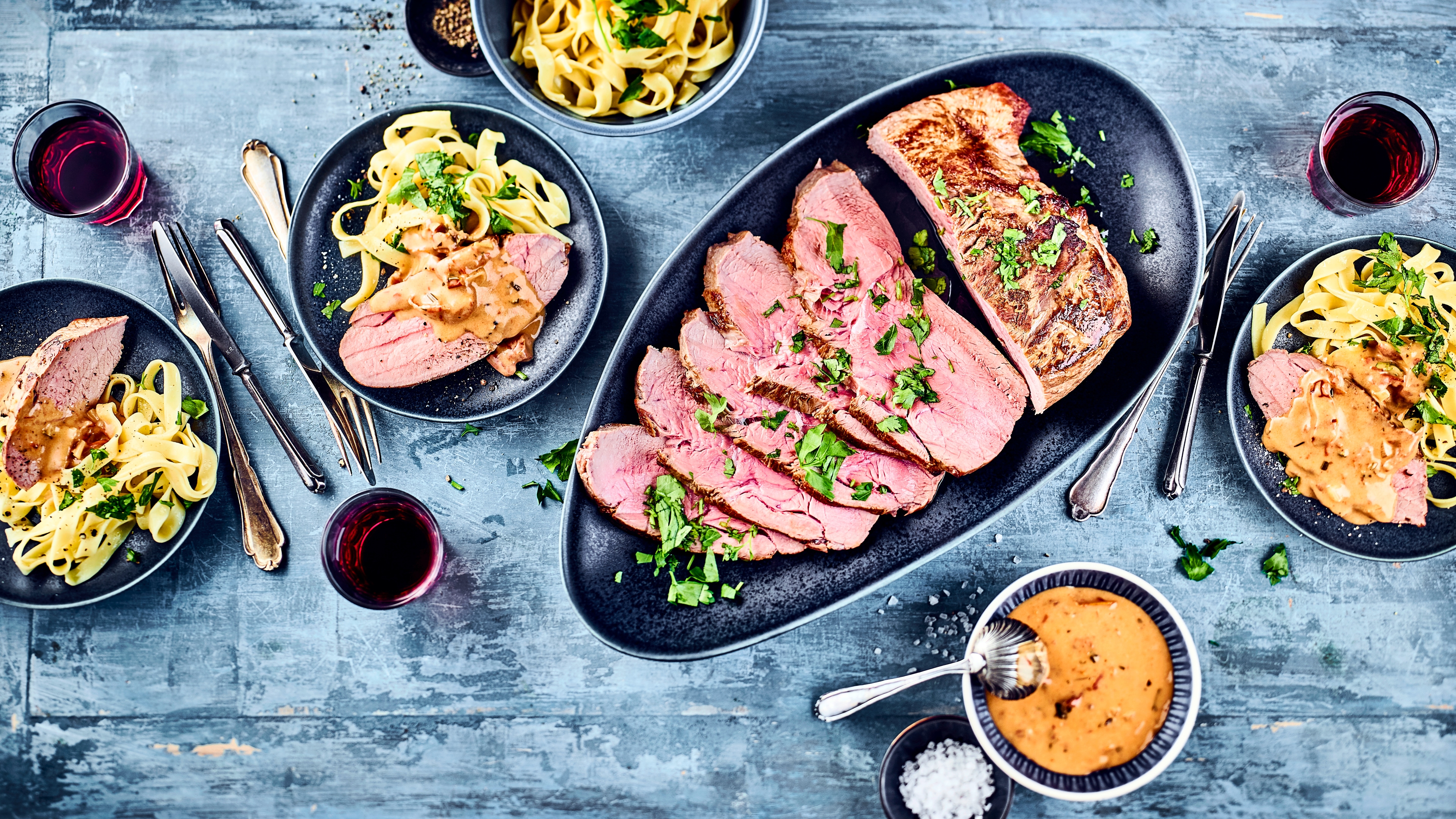 Kalbsnuss an Portweinrahm