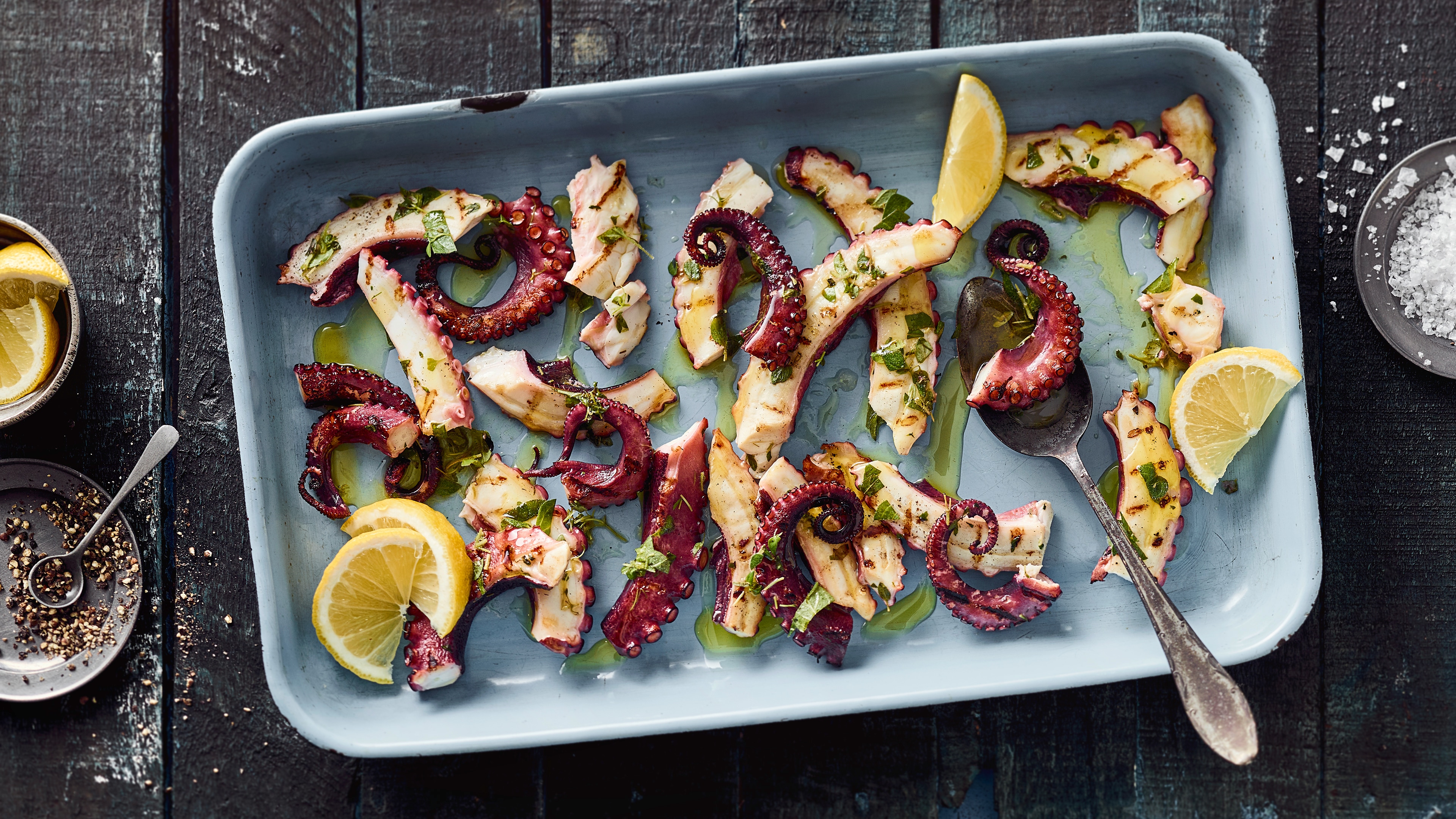 Gegrillter Tintenfisch