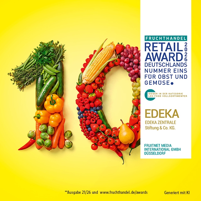 Retail Award für Obst & Gemüse 2026