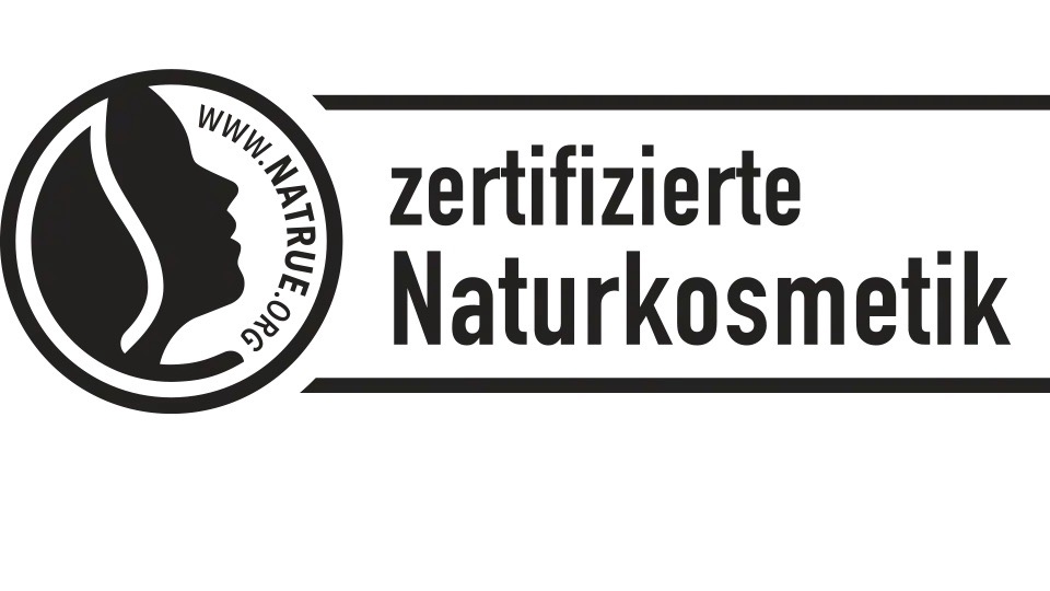Siegel für zertifizierte Naturkosmetik. www.natrue.org