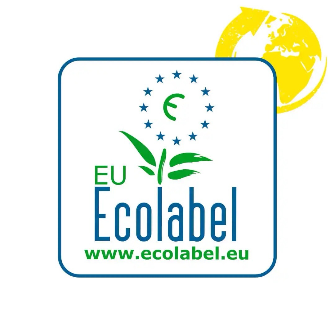 Logo EU Ecolabel mit URL www.ecolabel.eu.