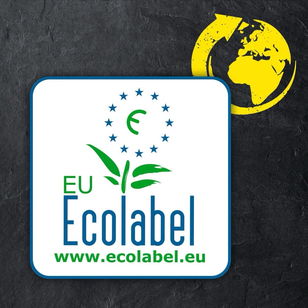 Logo EU Ecolabel mit URL www.ecolabel.eu.