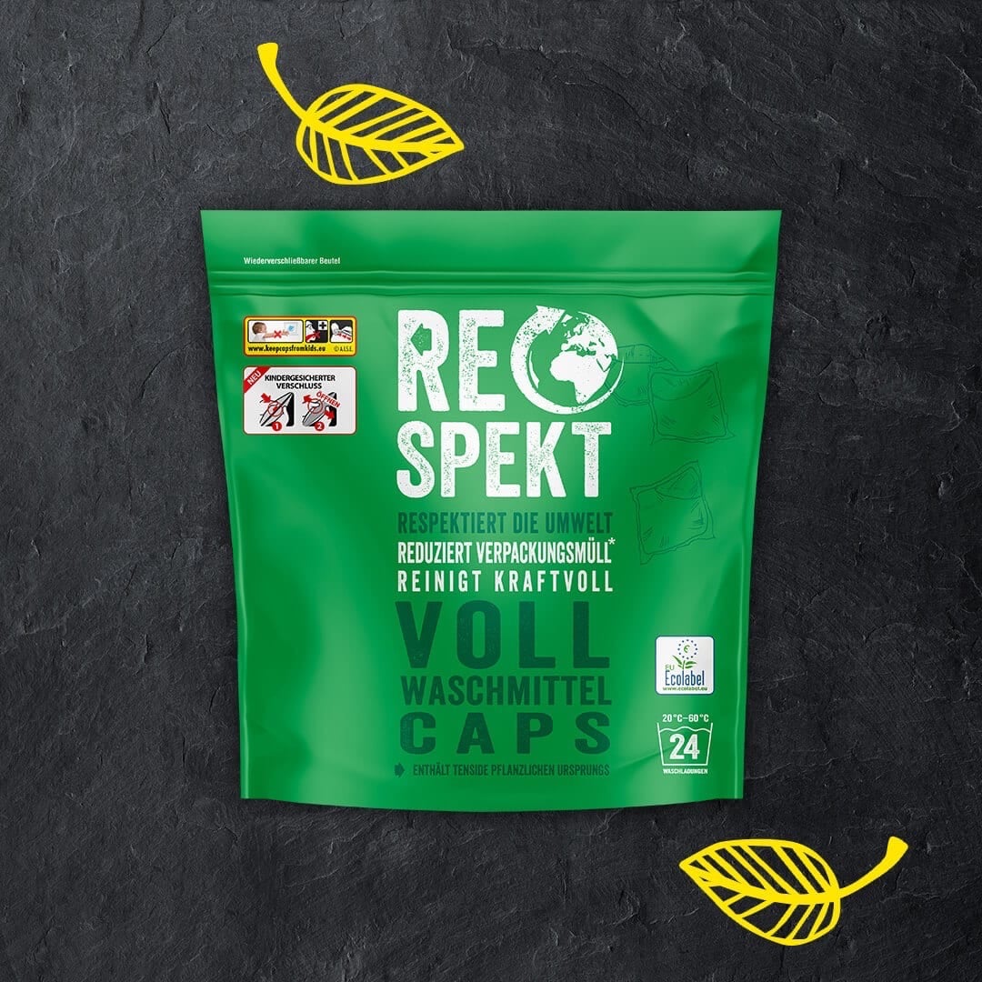 Grüne Packung Respekt Vollwaschmittel-Caps