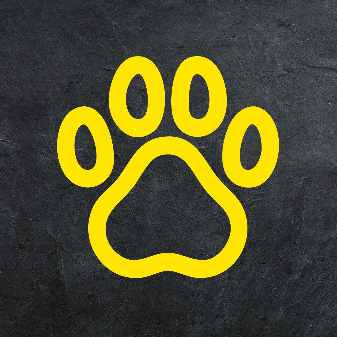 Eine Grafik einer Tierpfote