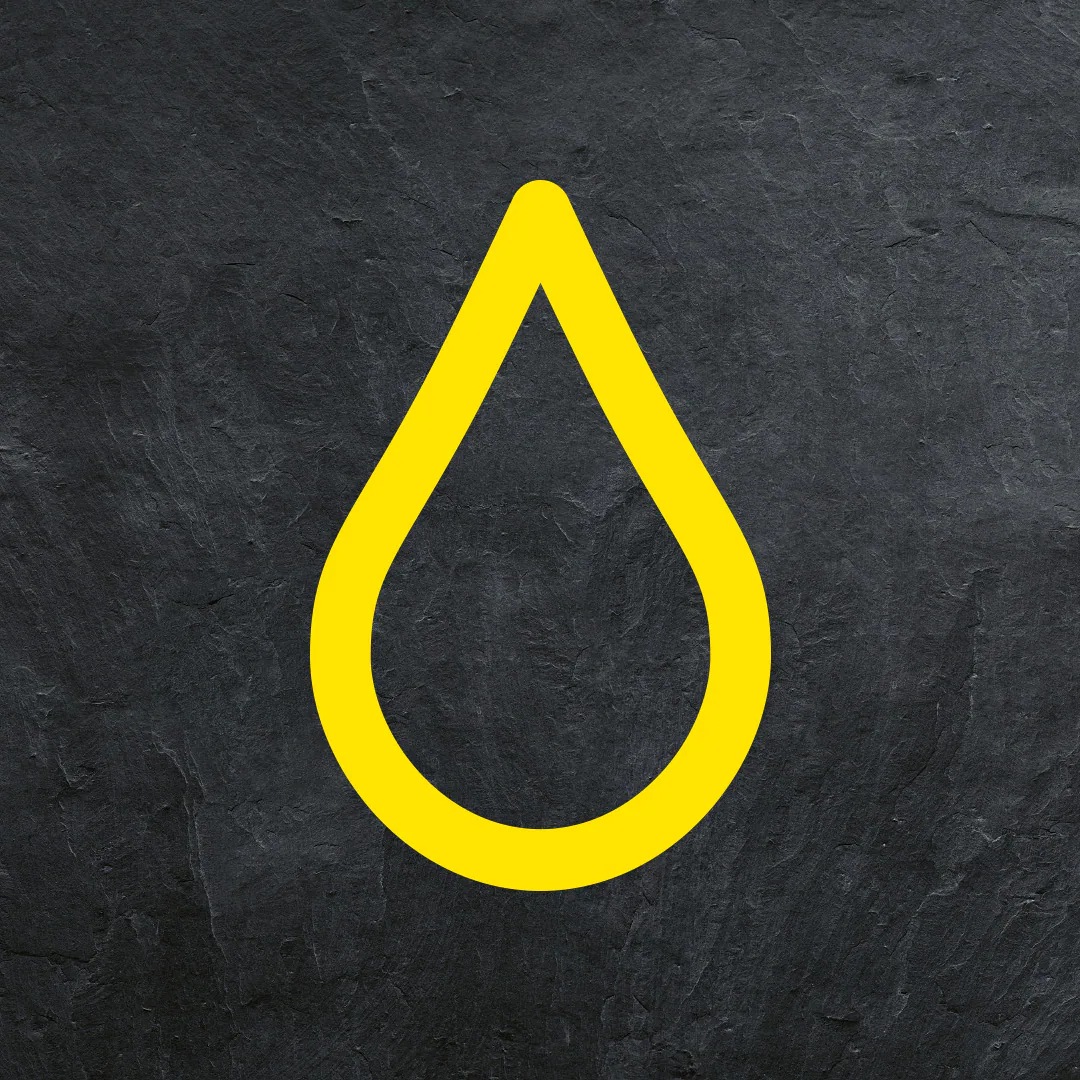 Eine Graphik eines Wassertropfens