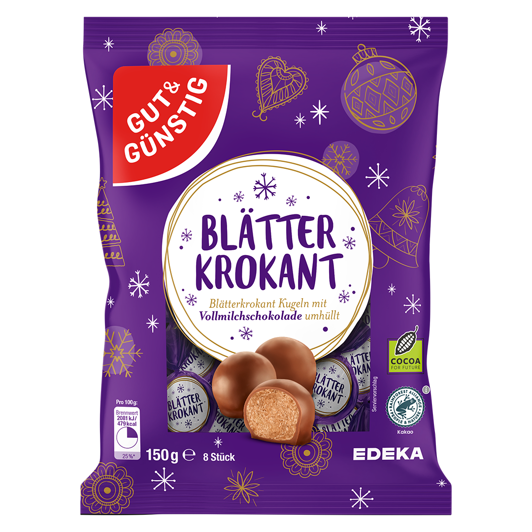 Gut&Günstig Blätterkrokant Kugeln