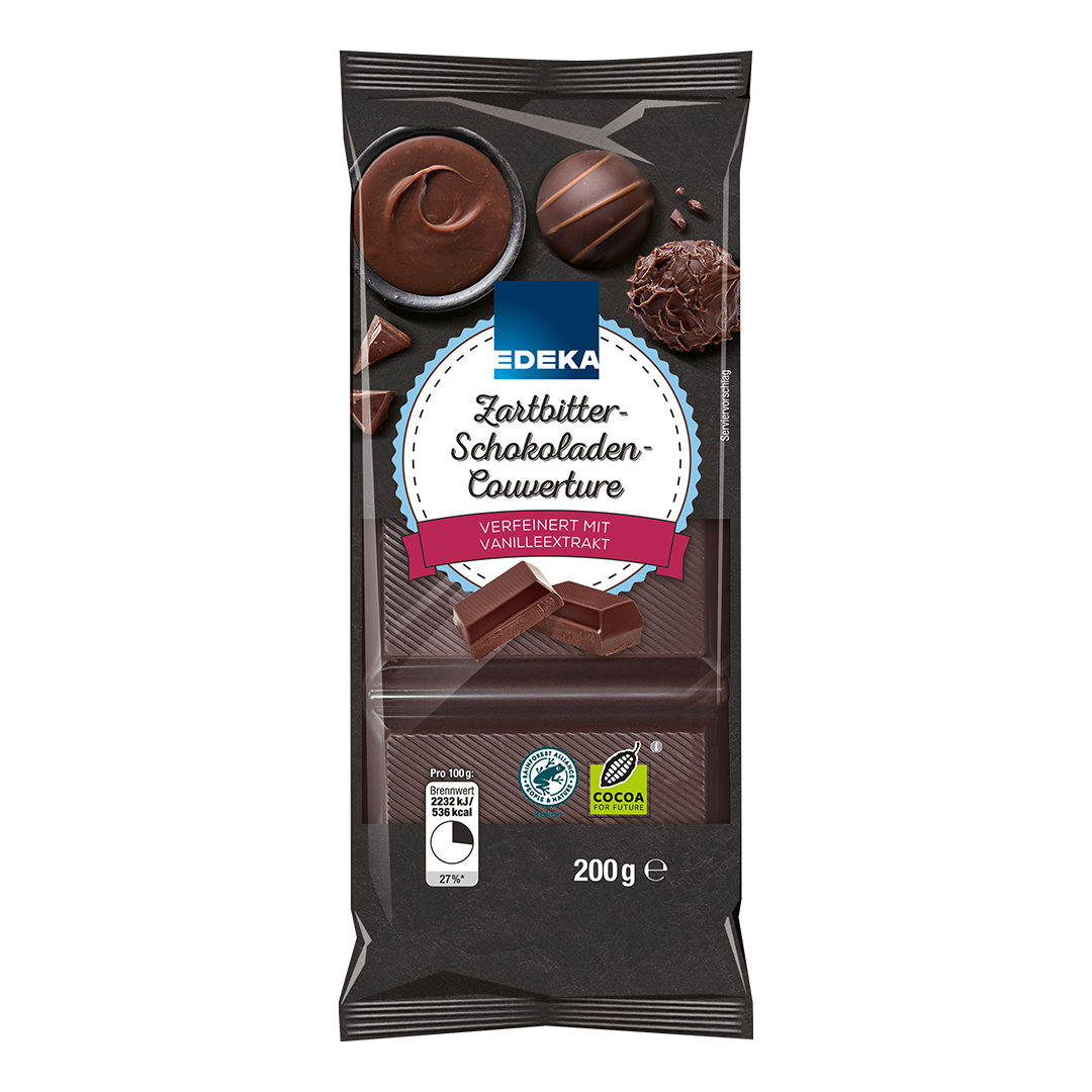 EDEKA Zartbitter-Schokoladen-Couverture
