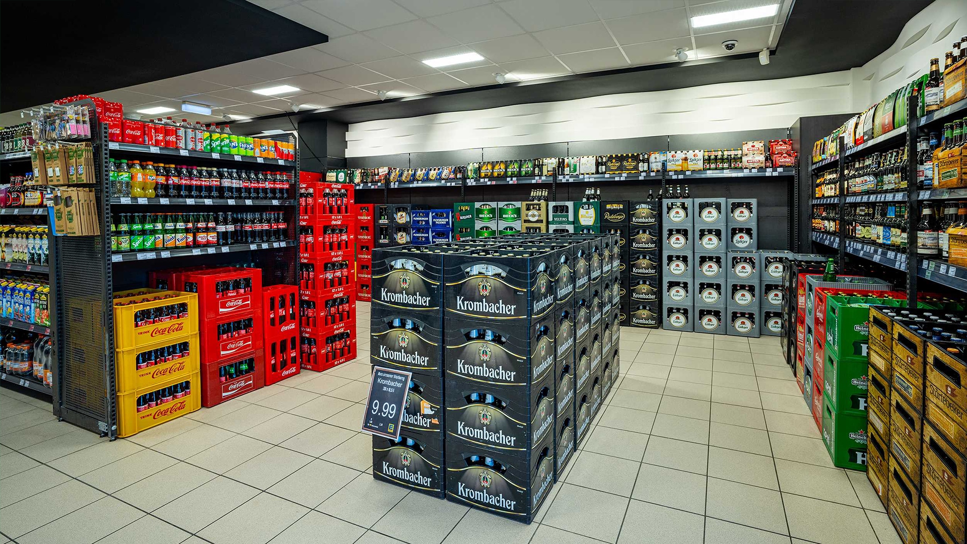 EDEKA Waren West Getränkeabteilung