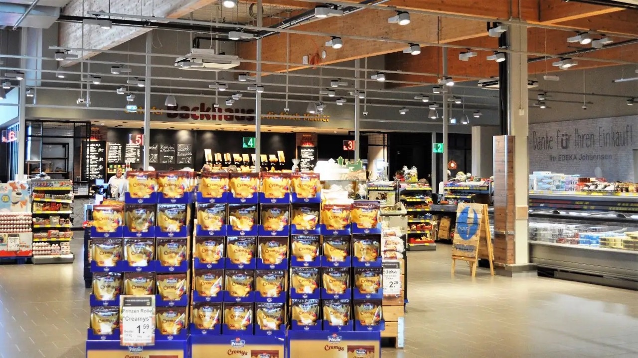 Aktionsfläche mit Creamys.