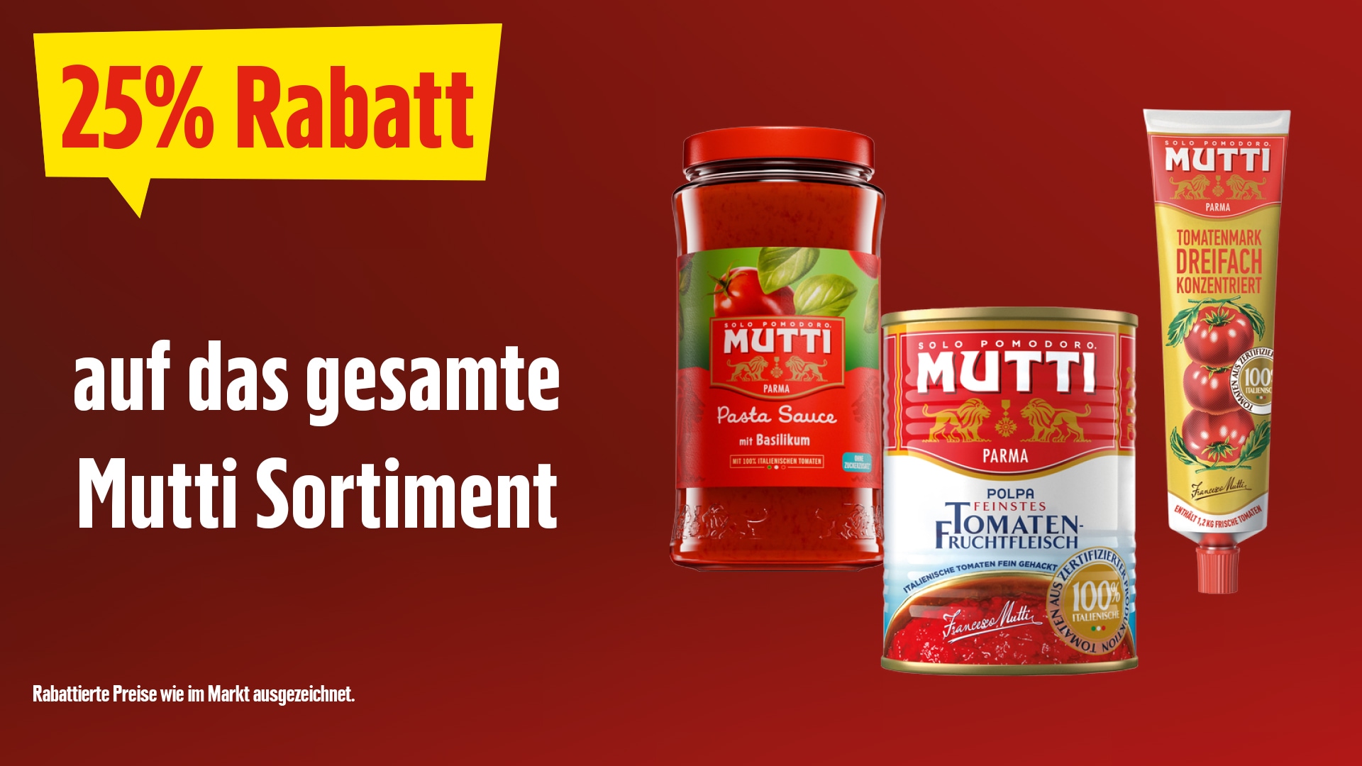 Sortimentsrabatt 25 %