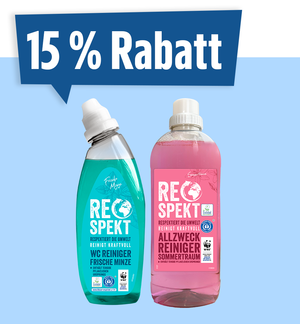 Sortimentsrabatt 15 % Respekt