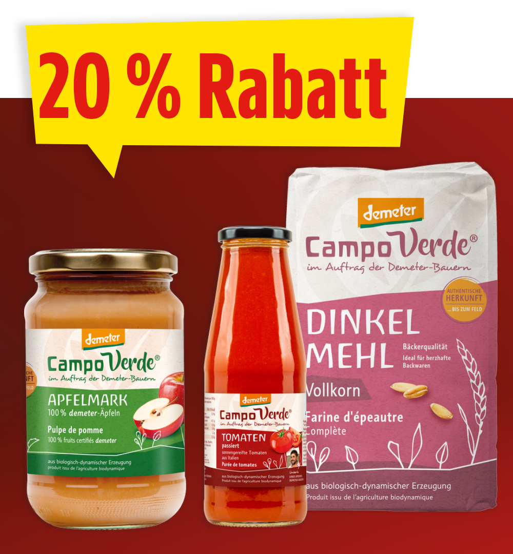 Sortimentsrabatt 20 %