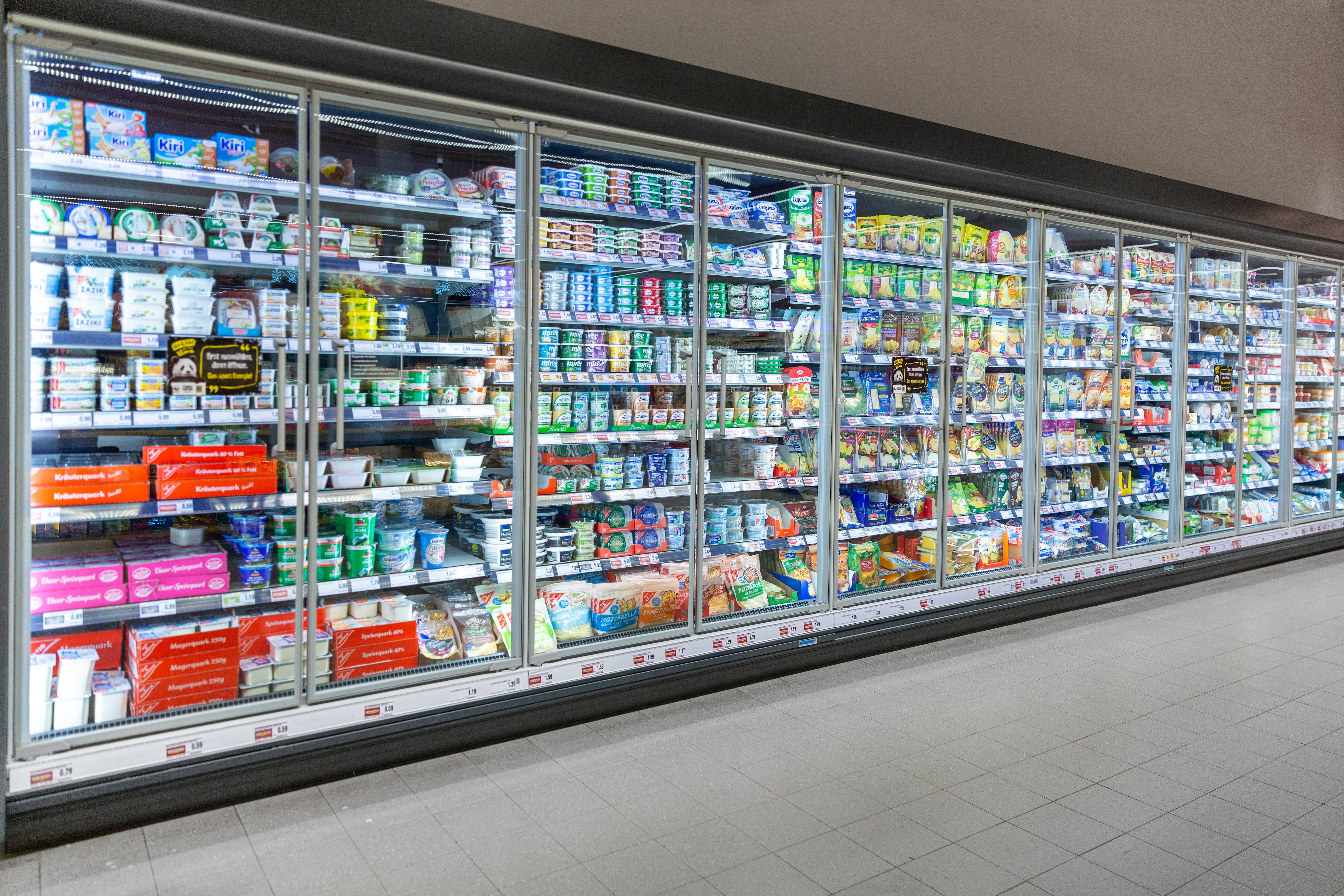 Ausschnitt der Kühlabteilung.