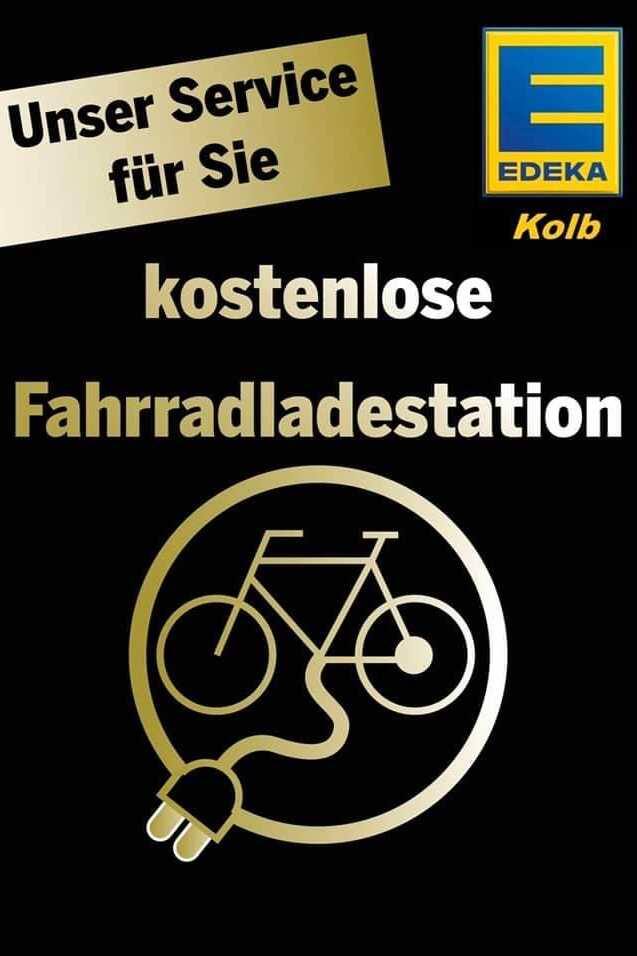 Unser Service für Sie: kostenlose Fahrradladestation.