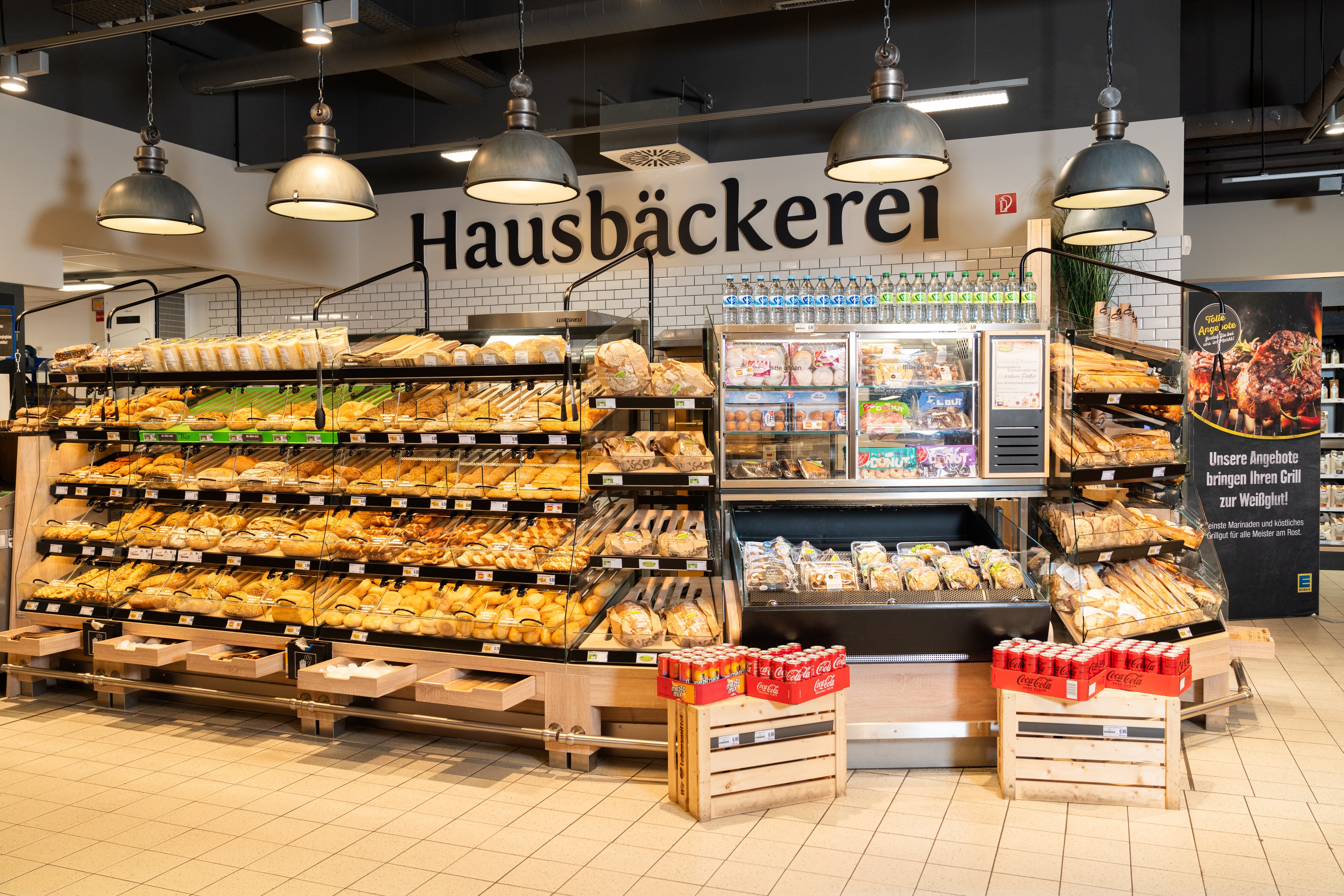 Ein Backshop in einem EDEKA-Markt.