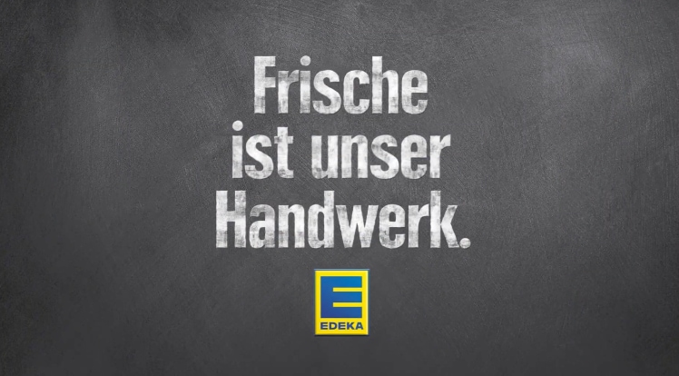 Textgrafik: Frische ist unser Handwerk.