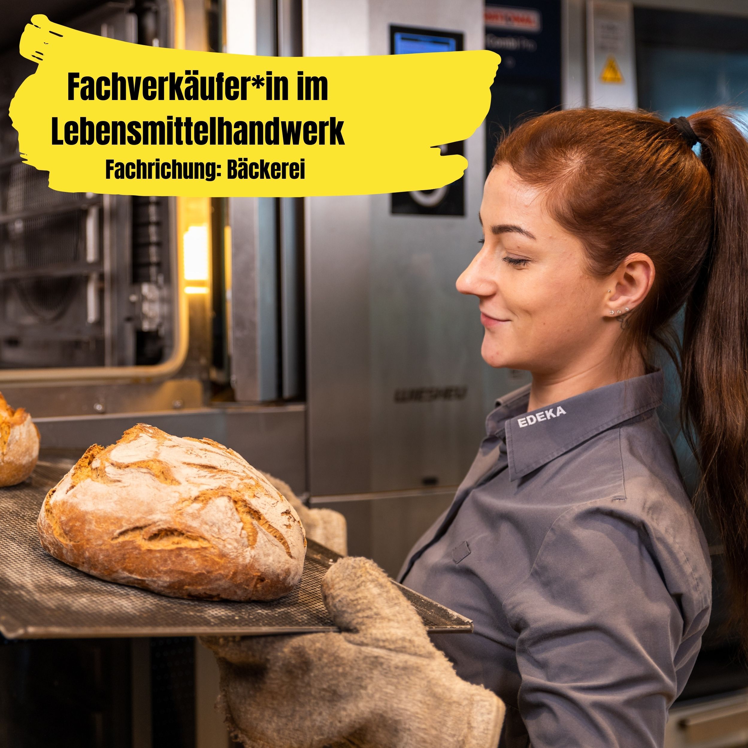 EDEKA bietet die Möglichkeit als Fachverkäufer*in im Lebensmittelhandwerk mit der Fachrichtung Bäckerei zu arbeiten.