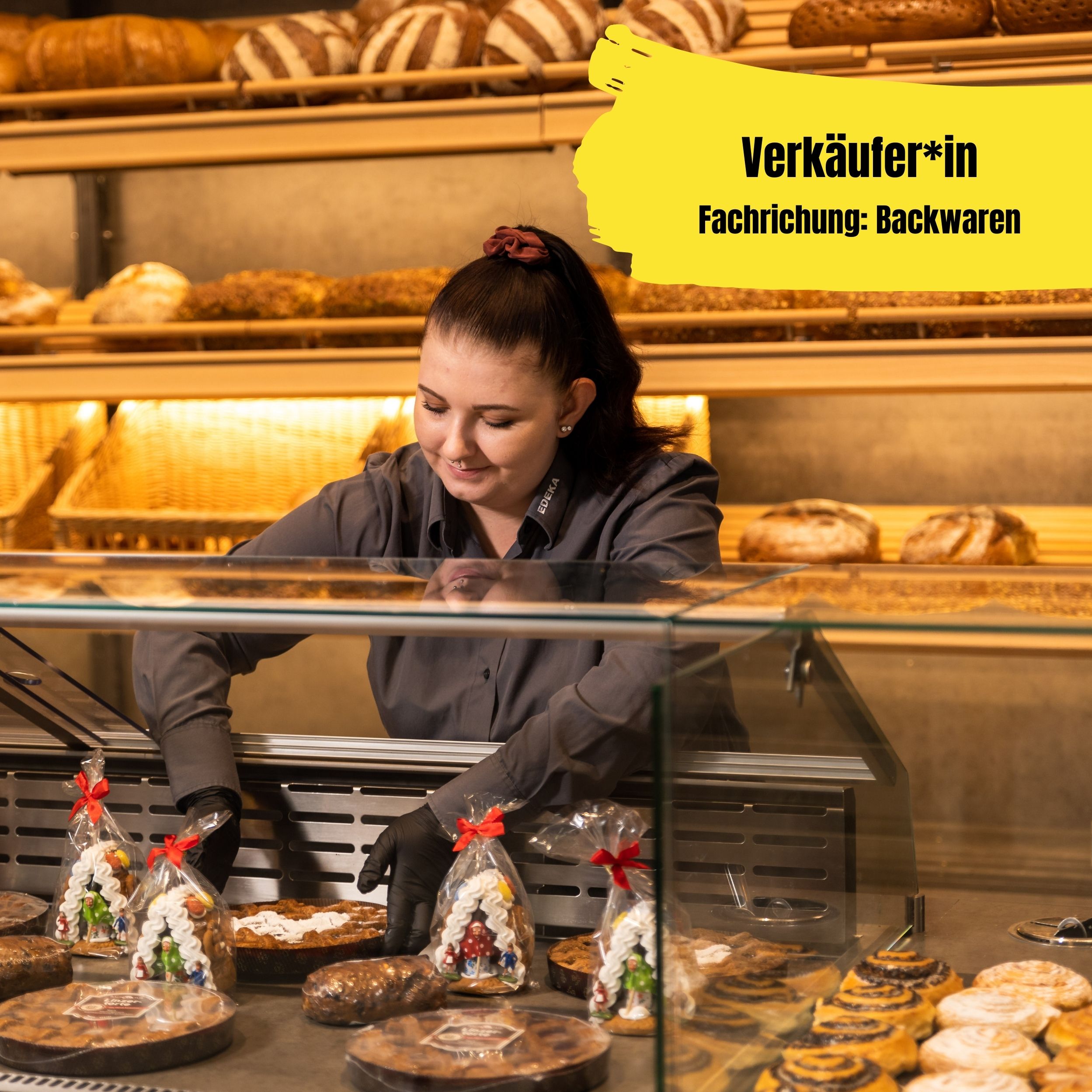 EDEKA bietet die Möglichkeit als Verkäufer*in in Fachrichtung Backwaren zu arbeiten.