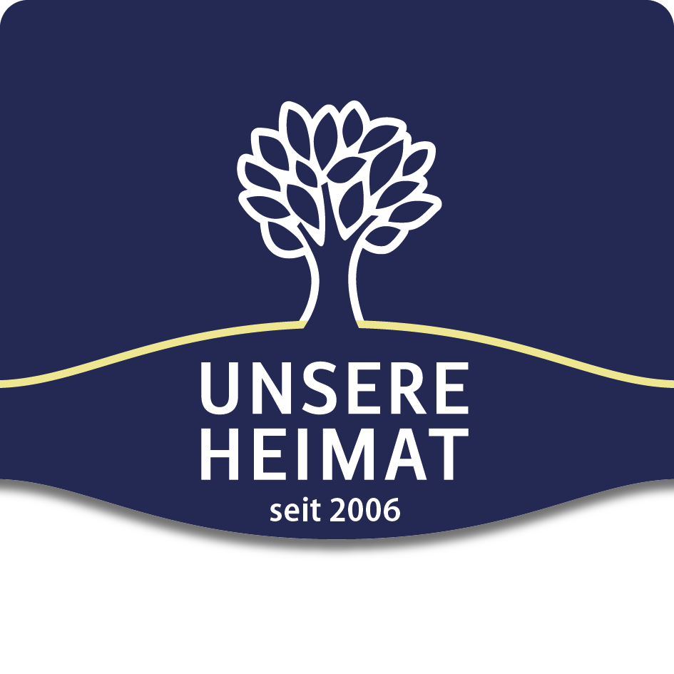 Logo von "Unsere Heimat" mit dem Schriftzug "seit 2006"