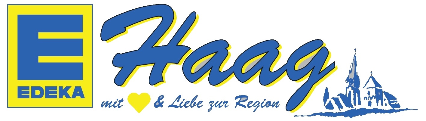 Logo EDEKA Haag mit Liebe zur Region