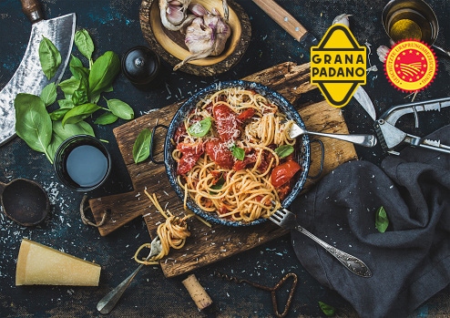 Cremige Pasta, Spaghetti mit Tomaten