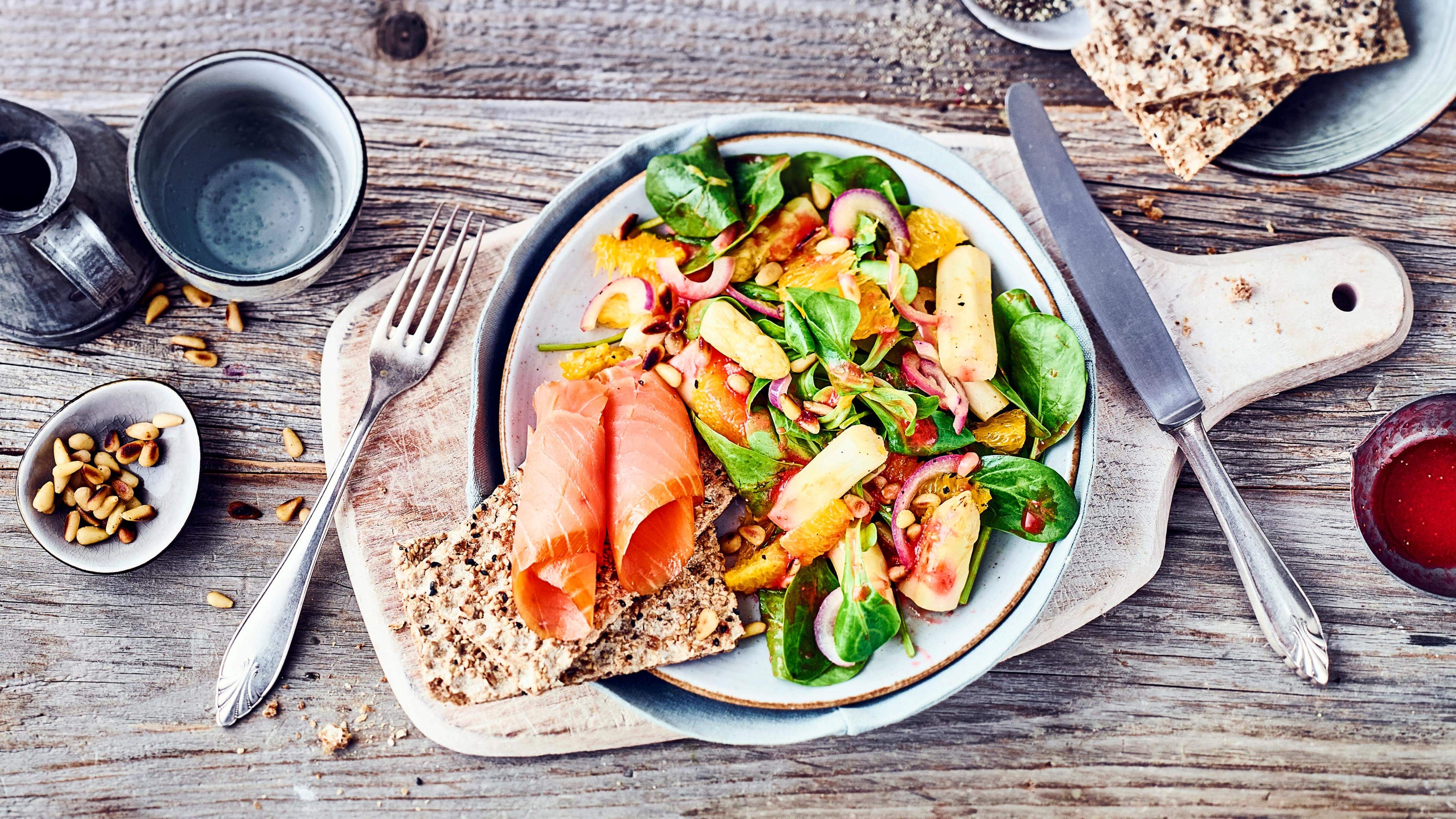 Spargel-Spinat-Salat Spargel-Spinat-Salat