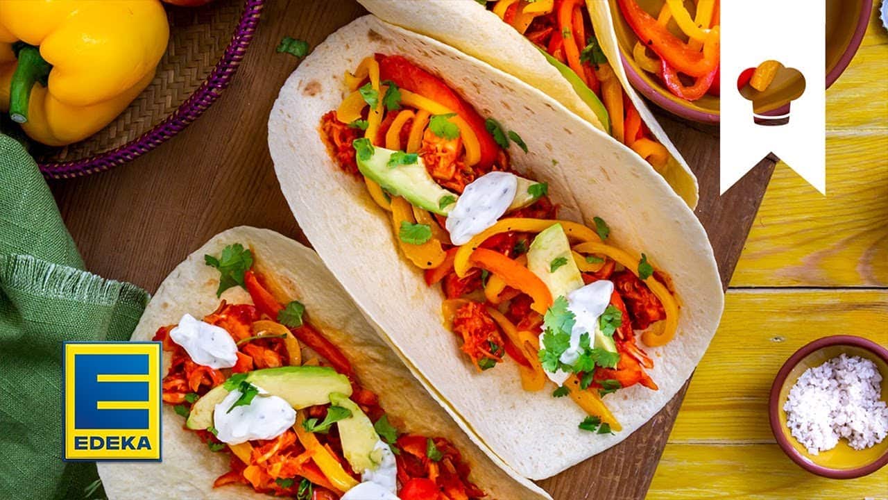 Fajitas Rezept YouTube Platzhalterbild für ein Video mit dem Titel 'Fajitas Rezept'.