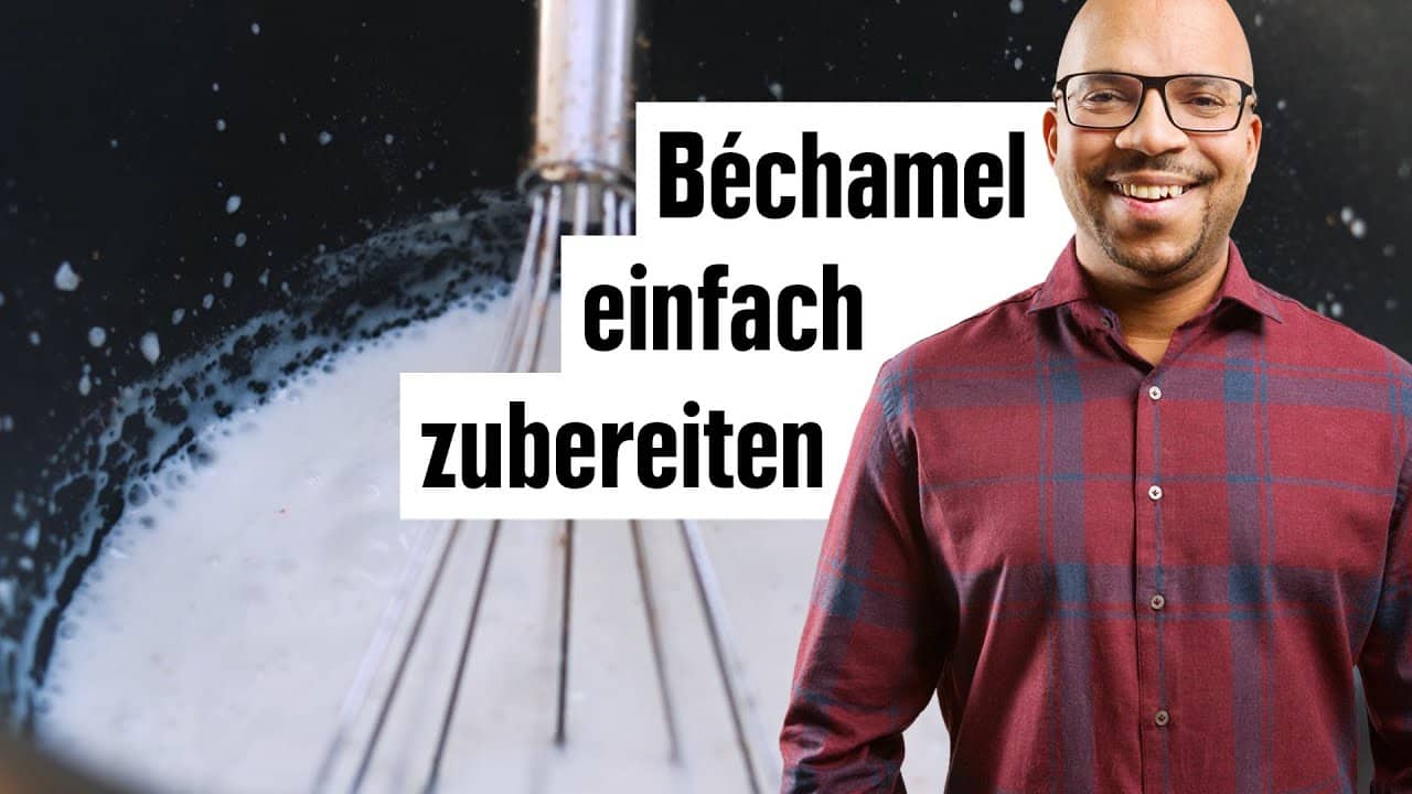 YouTube Platzhalterbild für ein Video mit dem Titel 'Das perfekte Bechamelsauce Rezept'.