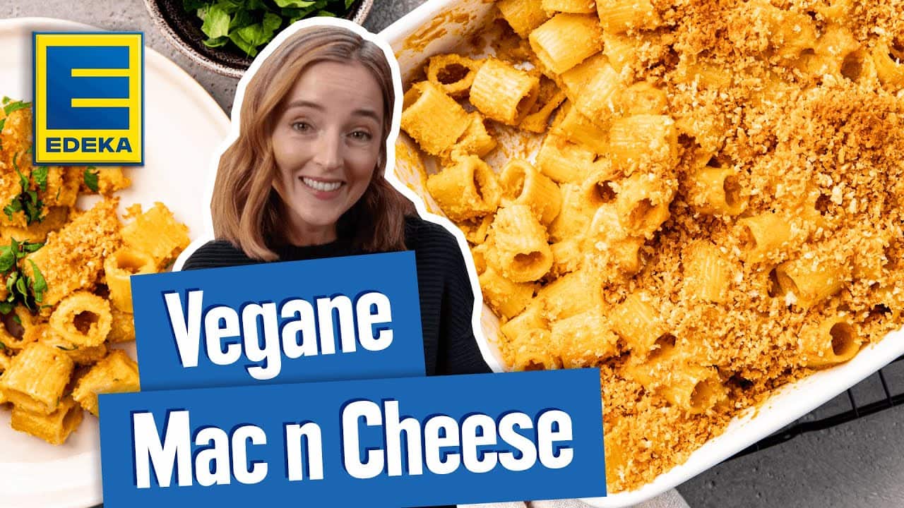 Vegane Mac and Cheese selber machen YouTube Platzhalterbild für ein Video mit dem Titel 'Vegane Mac and Cheese selber machen'.