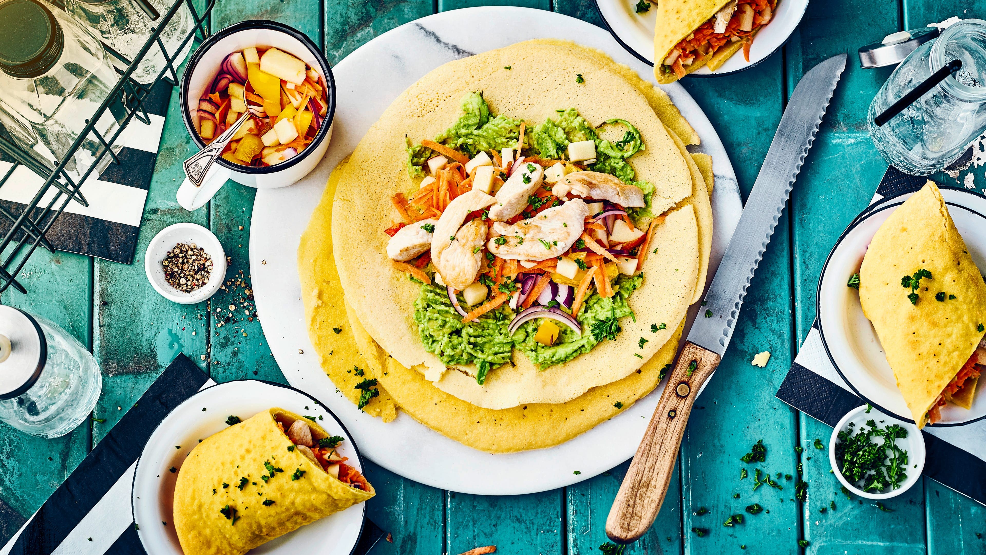 Salpicão-Wraps Salpicão-Wraps