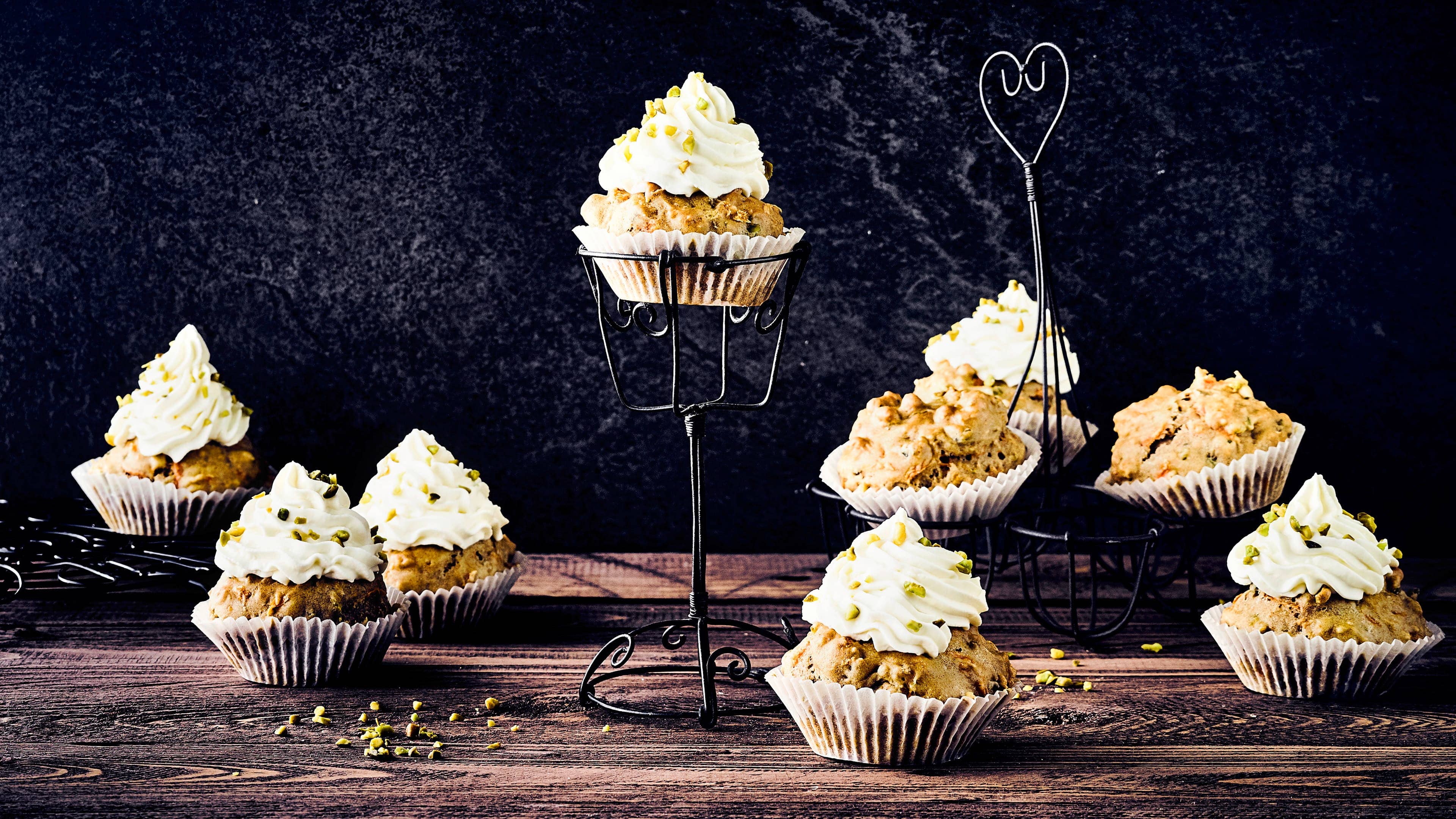 Karotten-Cupcakes Karotten-Cupcakes
