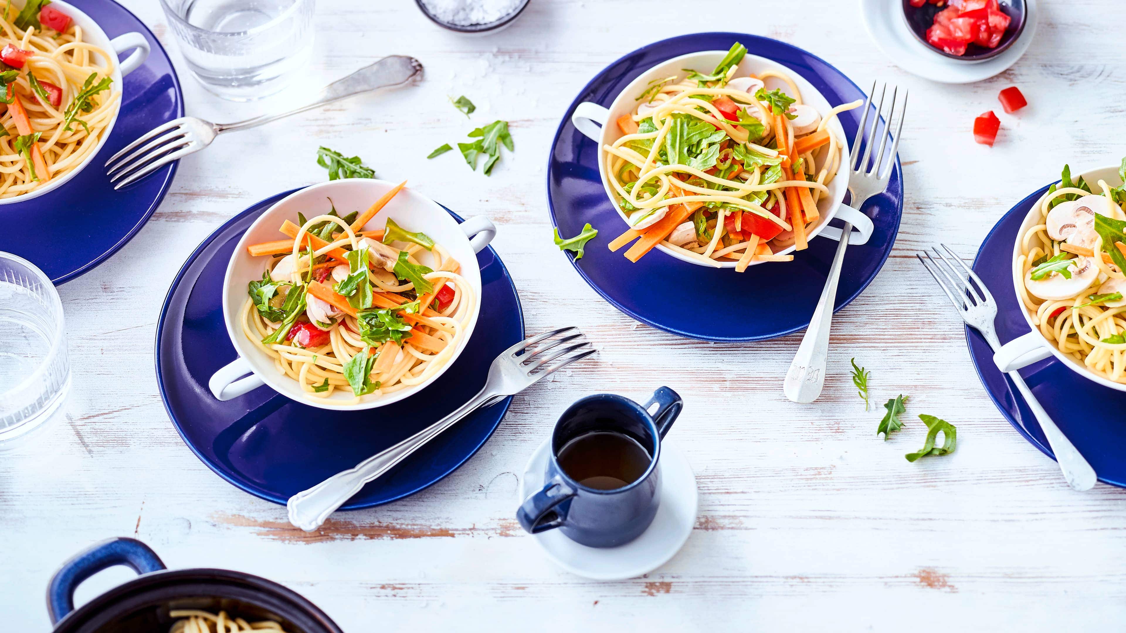 Spaghettisalat Spaghettisalat